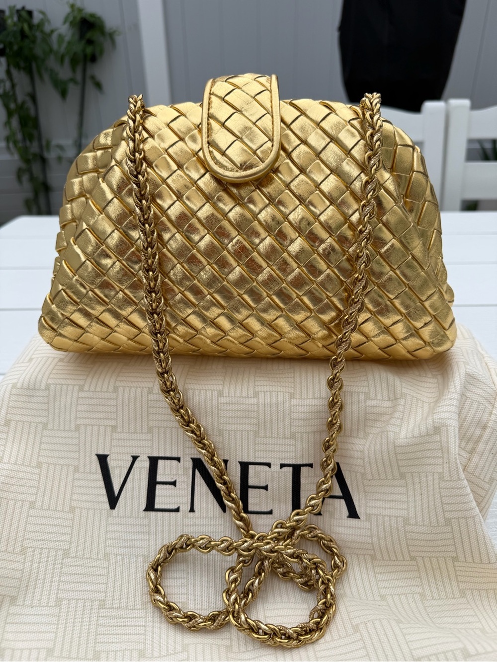 Bottega Venetta 1980 Lauren Mini Clutch